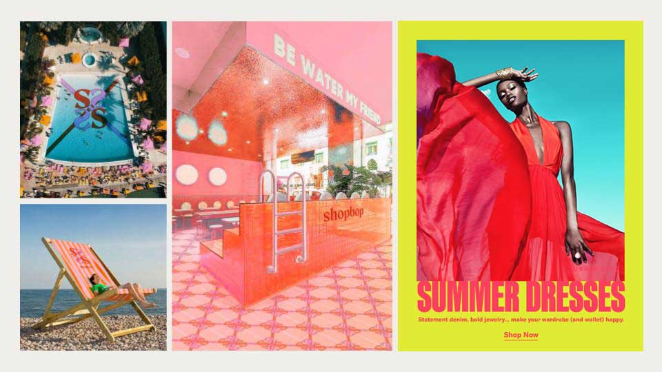 Shopbop editorial design — Kayako Kobayashi for DESIGNKK